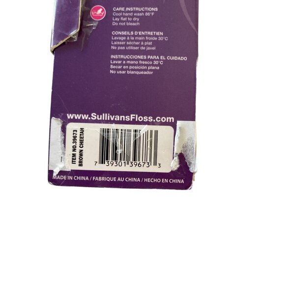 Sullivans Fashion Scarf Fabric Yorganza Cheetah Craft DIY - Picture 3 of 5